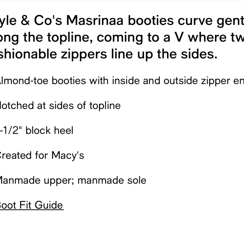 Style & Co Bootie - Picture 7 of 7